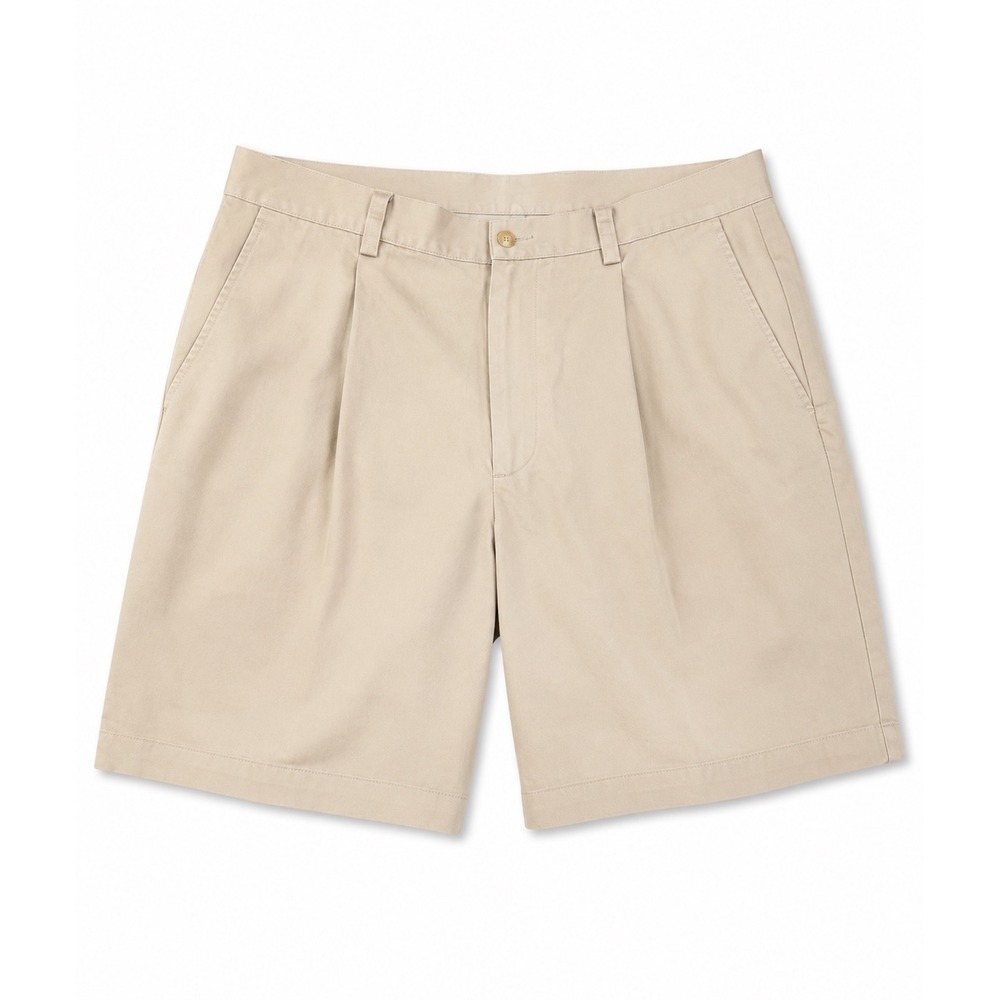 Callaway Golf X‎ Series Khaki Tan Pleated Chino Shorts Size 34 Men's